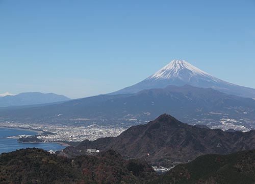 葛城山からの富士山12月