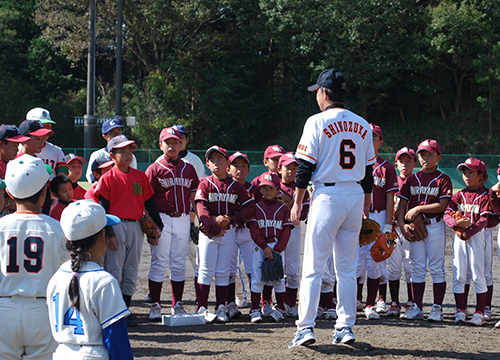 10月28日長嶋茂雄ロード記念少年野球教室が開催2