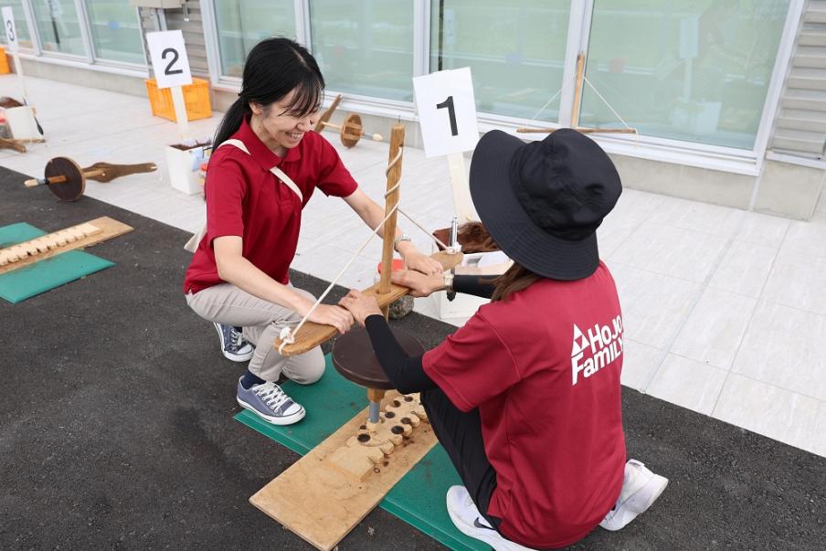 火起こし体験写真