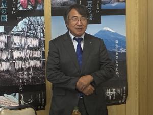 挨拶をする山下市長