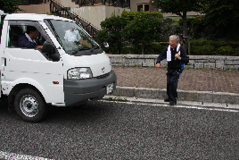 おじいちゃん危機一髪！写真