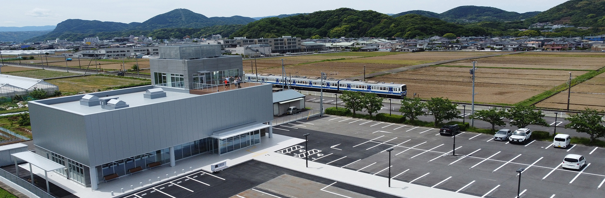 歴史館いずしる空撮
