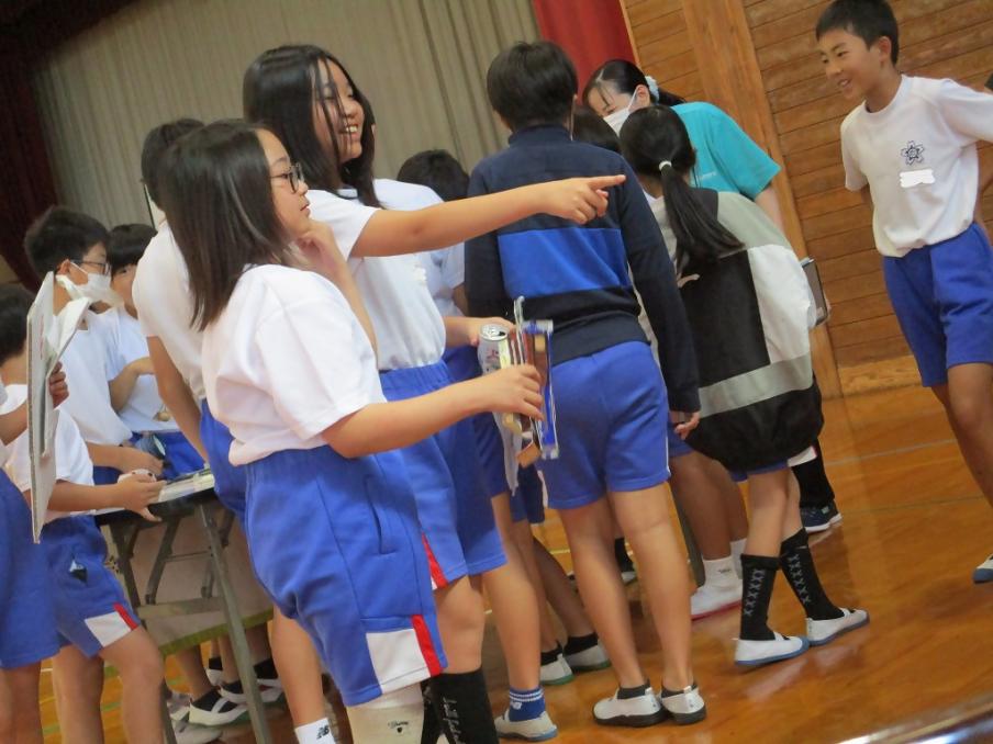 コーナーワーク（ごみ分別ゲーム）実施