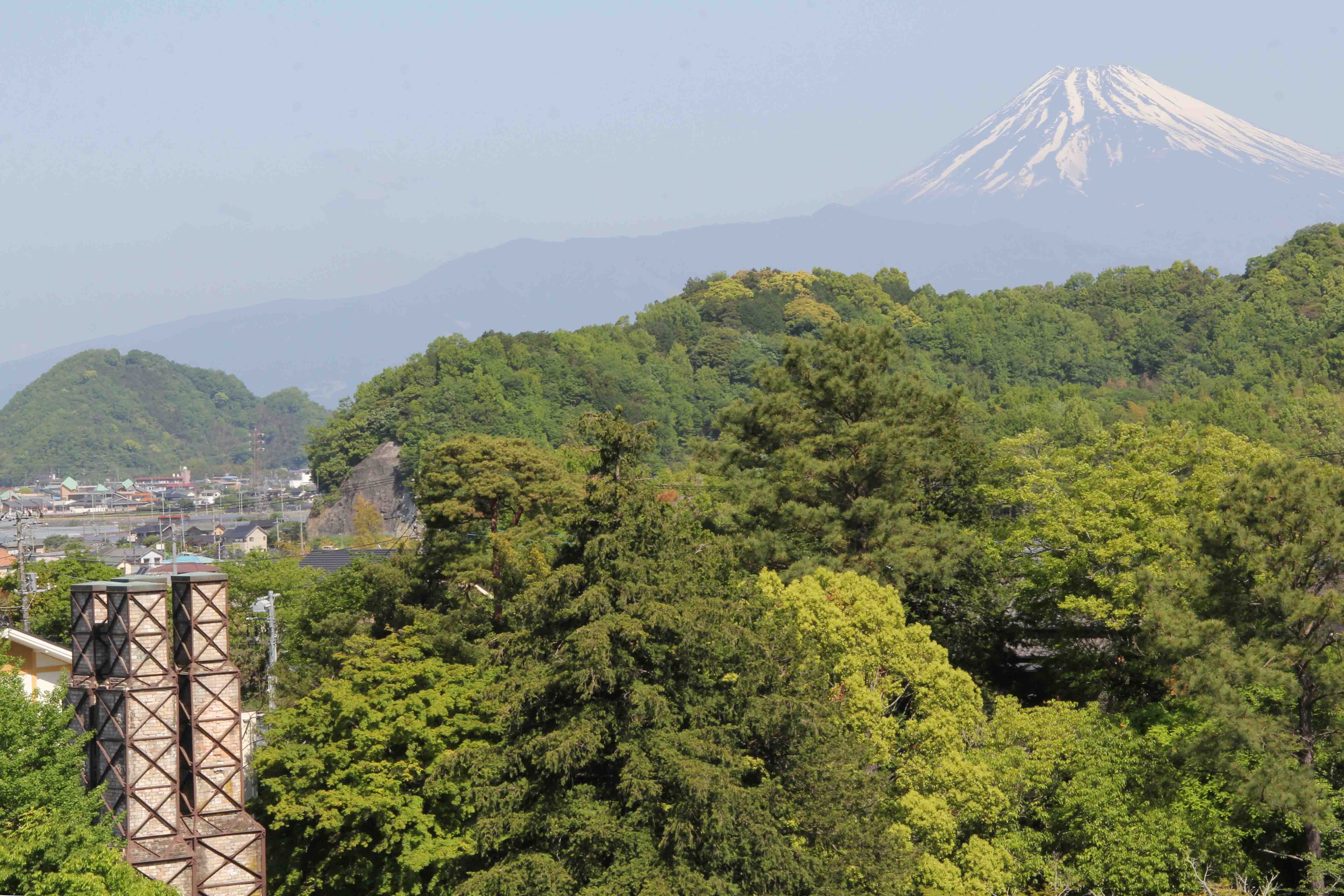 富士山と反射炉（平成27年5月1日）