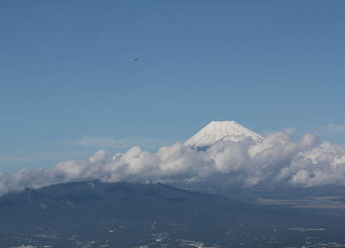 田中山からの富士山10月
