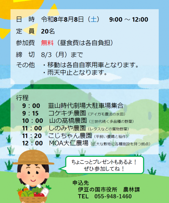 260808有機農法田畑見学ツアー
