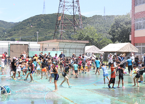 7月21日韮山南小でデイキャンプが開催1