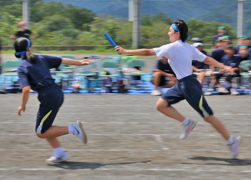 9月17日大仁中学校で体育祭を開催1