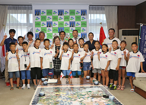 8月9日～16日モンゴル国から子どもたちが柔道合宿にやって来ました1
