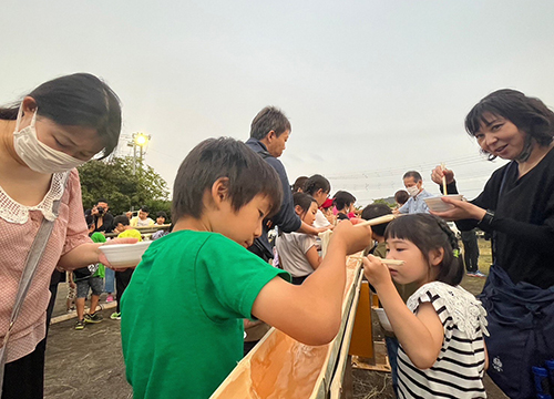 令和5年度浮橋そうめん