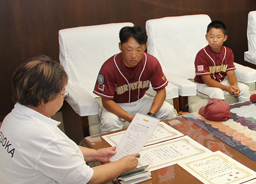 7月24日市内少年軟式野球チームが2大会で県大会出場へ1