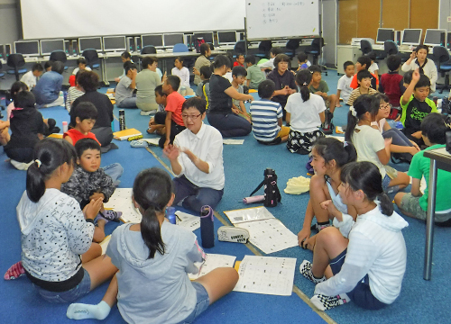 9月21日韮山小学校で手話教室を開講2