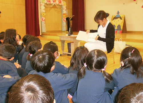 3月1日田京幼稚園で「心臓」をテーマとしたお話し会を開催2