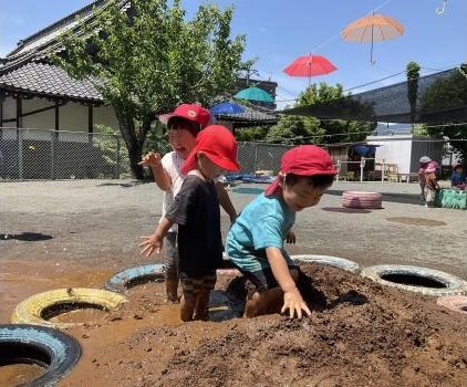 ひまわり保育園大仁分園6月の様子